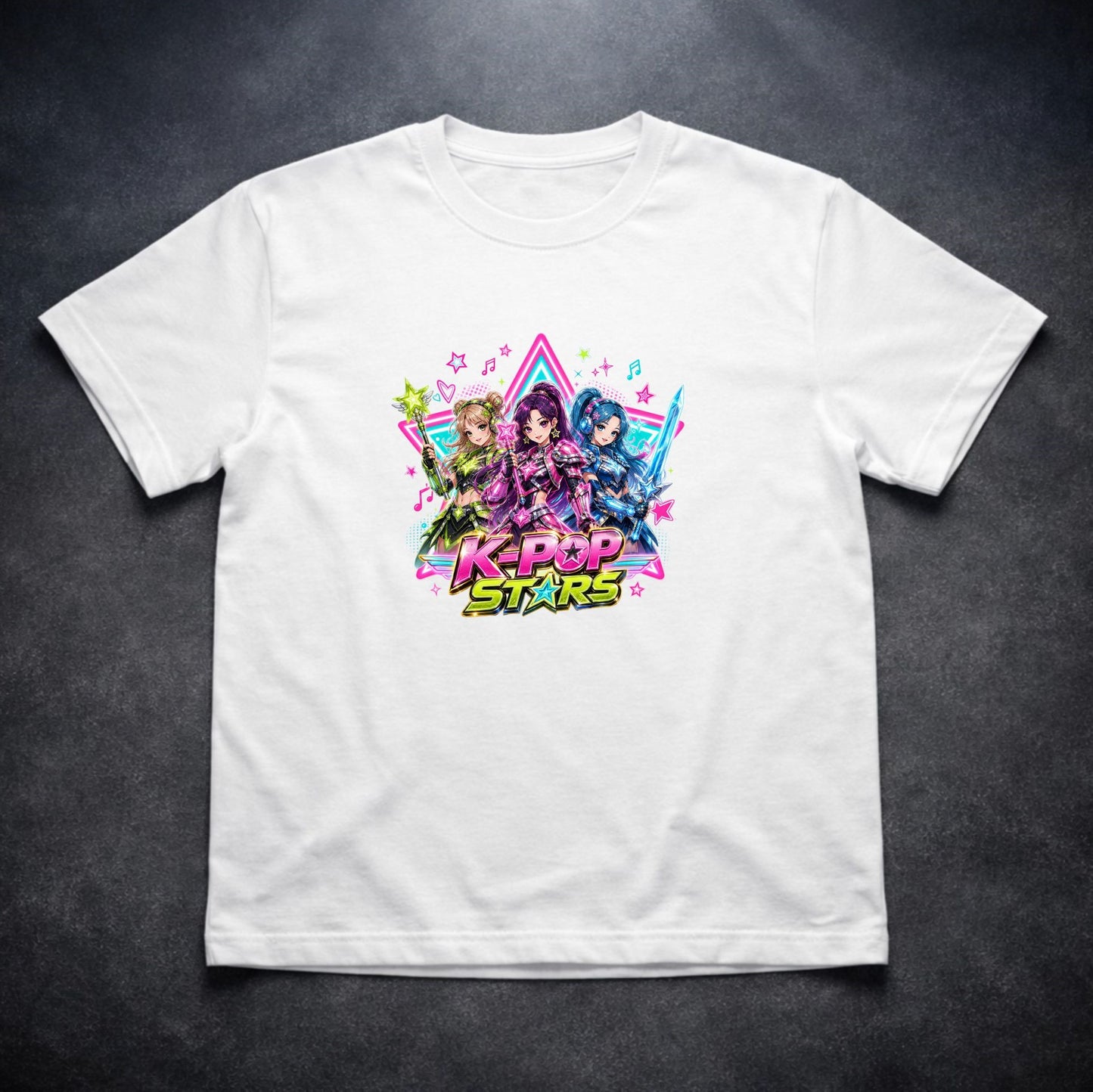 K-Pop Stars Camiseta – Anime Girl Group