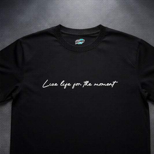 Louis Tomilson · Live life for the moment · Camiseta concierto fan