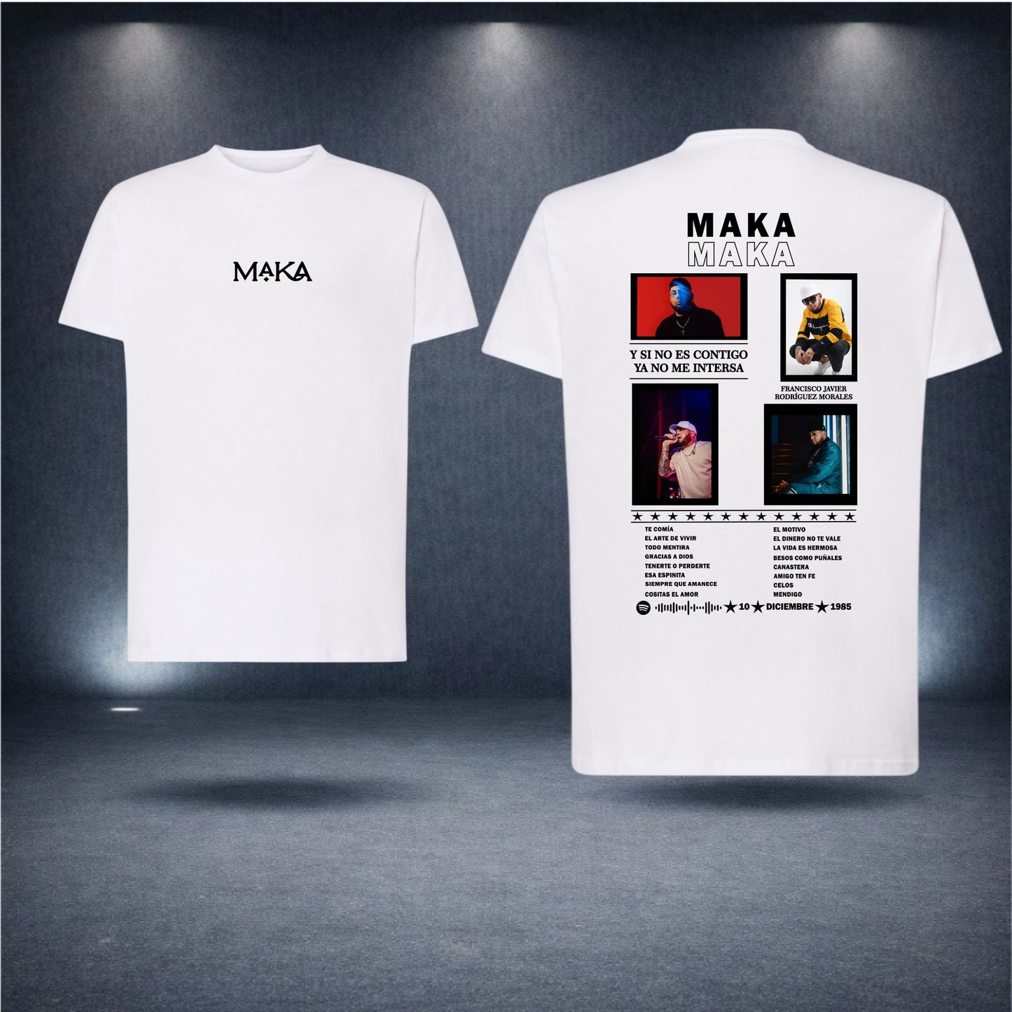 Maka Collage | Diseño con código Spotify | Rap Urbano