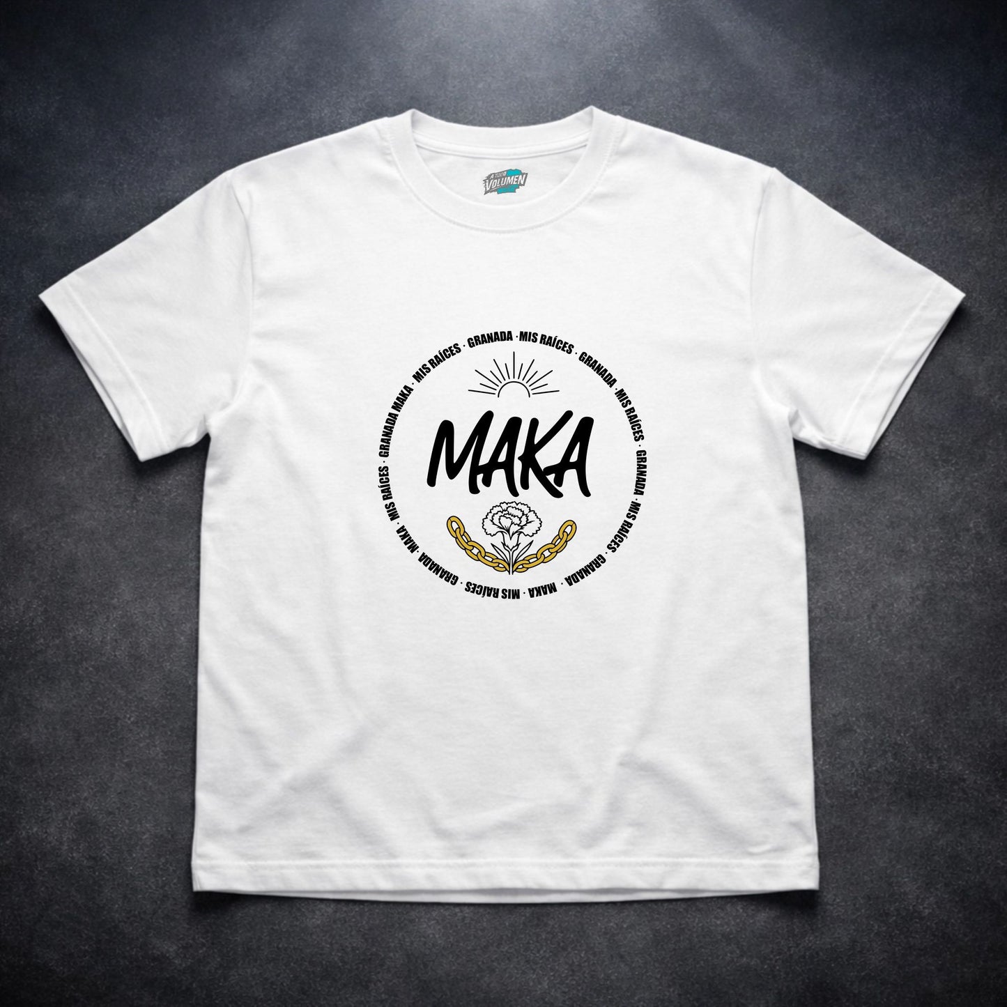 Maka Camiseta – "Mis Raíces Granada" | Diseño Exclusivo | Flamenco Urbano