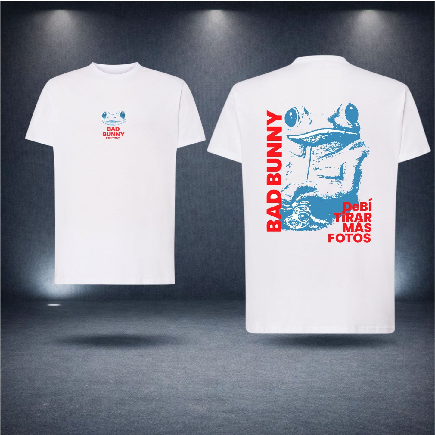 Bad Bunny Camiseta "Debí Tirar Más Fotos" | Rana Azul | DTMF Tour