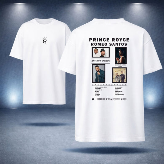Romeo Santos y Pince Royce · Collage · Camiseta fan con Spotify