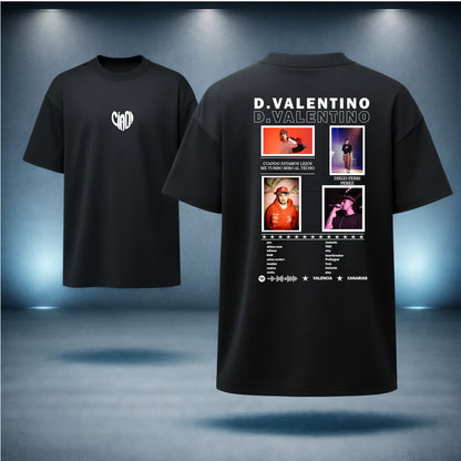 D. Valentino Collage Camiseta Oversize - Estilo Streetwear