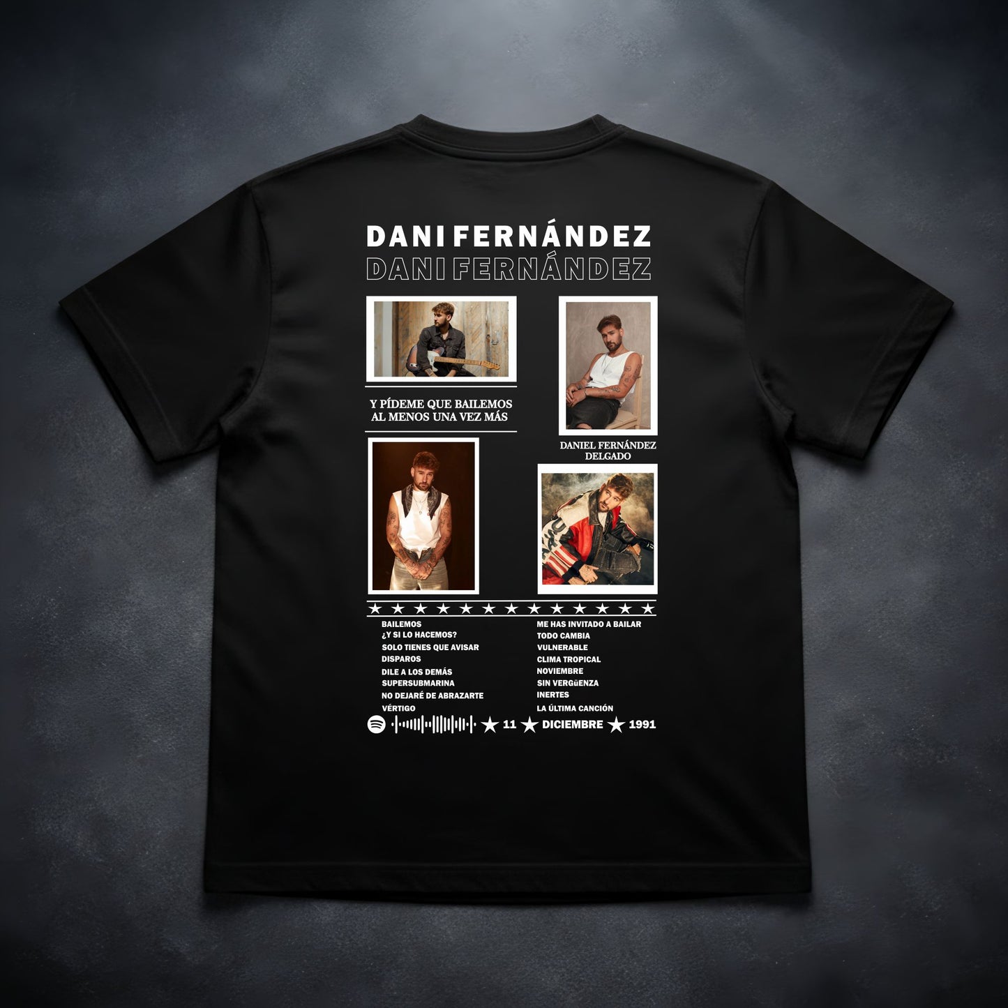 Dani Fernández Camiseta Streetwear - Diseño Collage
