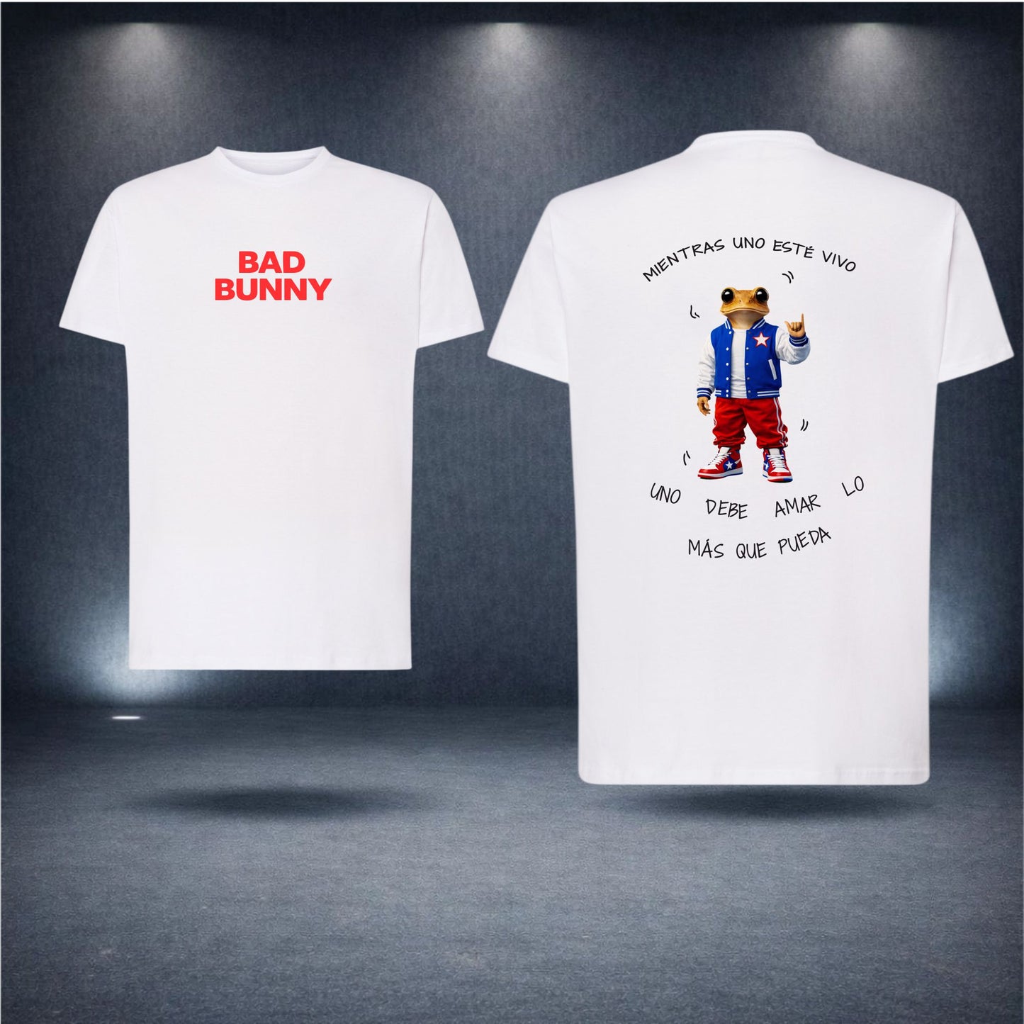 Bad Bunny · La Rana · Camiseta exclusiva fan
