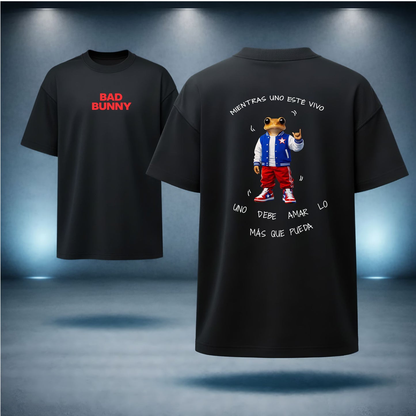 Bad Bunny · La Rana · Camiseta exclusiva fan