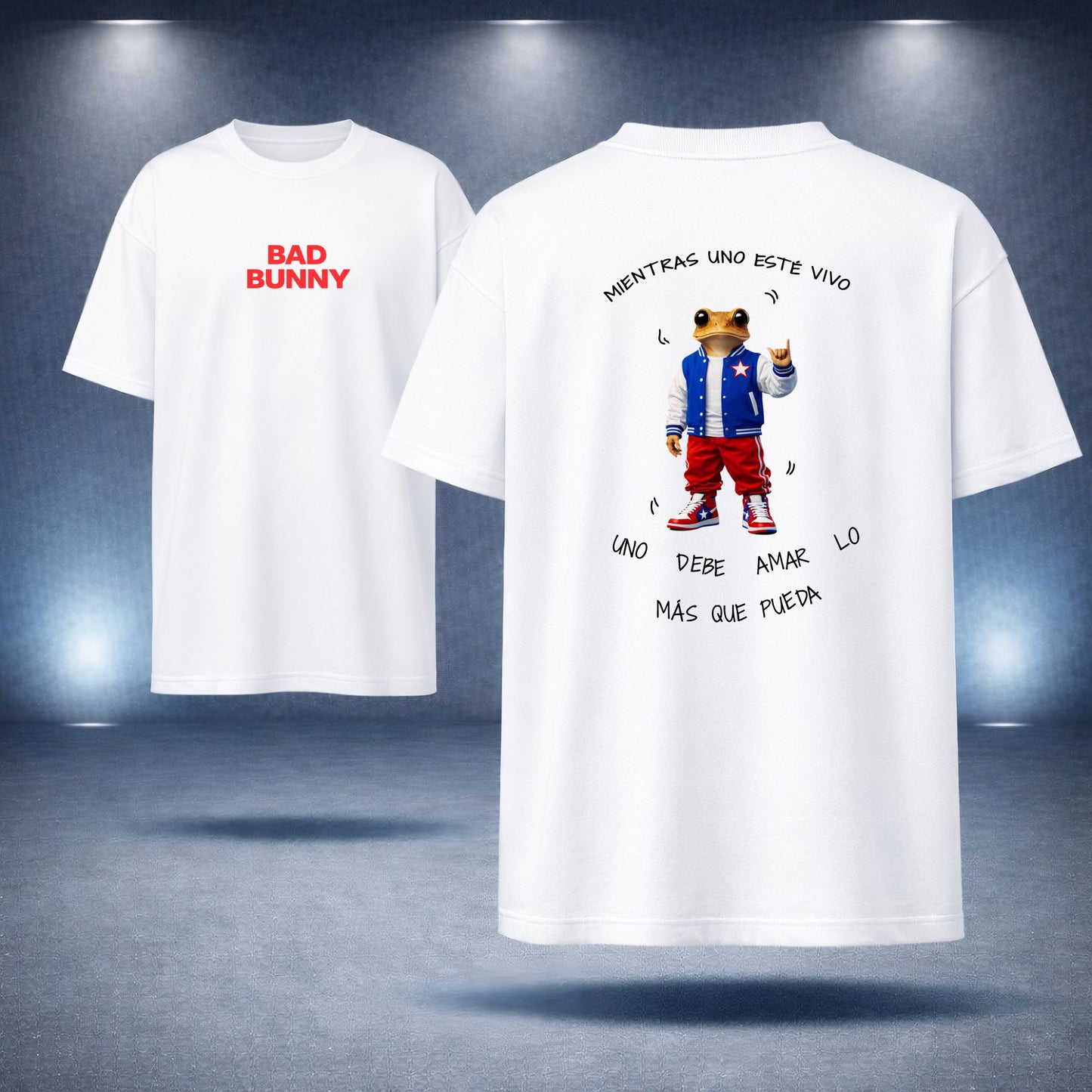 Bad Bunny · La Rana · Camiseta exclusiva fan
