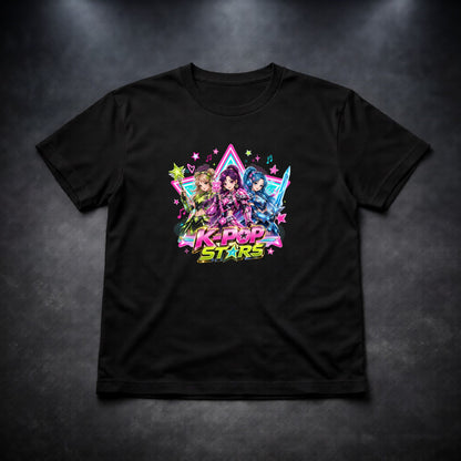K-Pop Stars Camiseta – Anime Girl Group