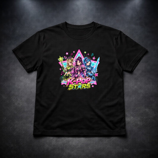 K-Pop Stars Camiseta – Anime Girl Group