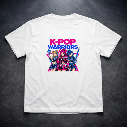 K-Pop Warriors Camiseta – Anime Girl Group
