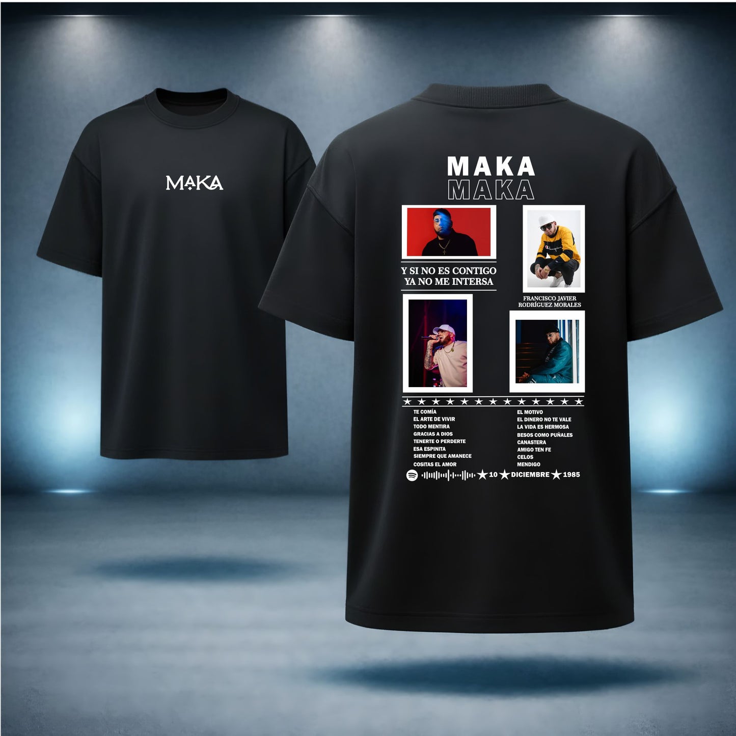 Maka Collage | Diseño con código Spotify | Rap Urbano