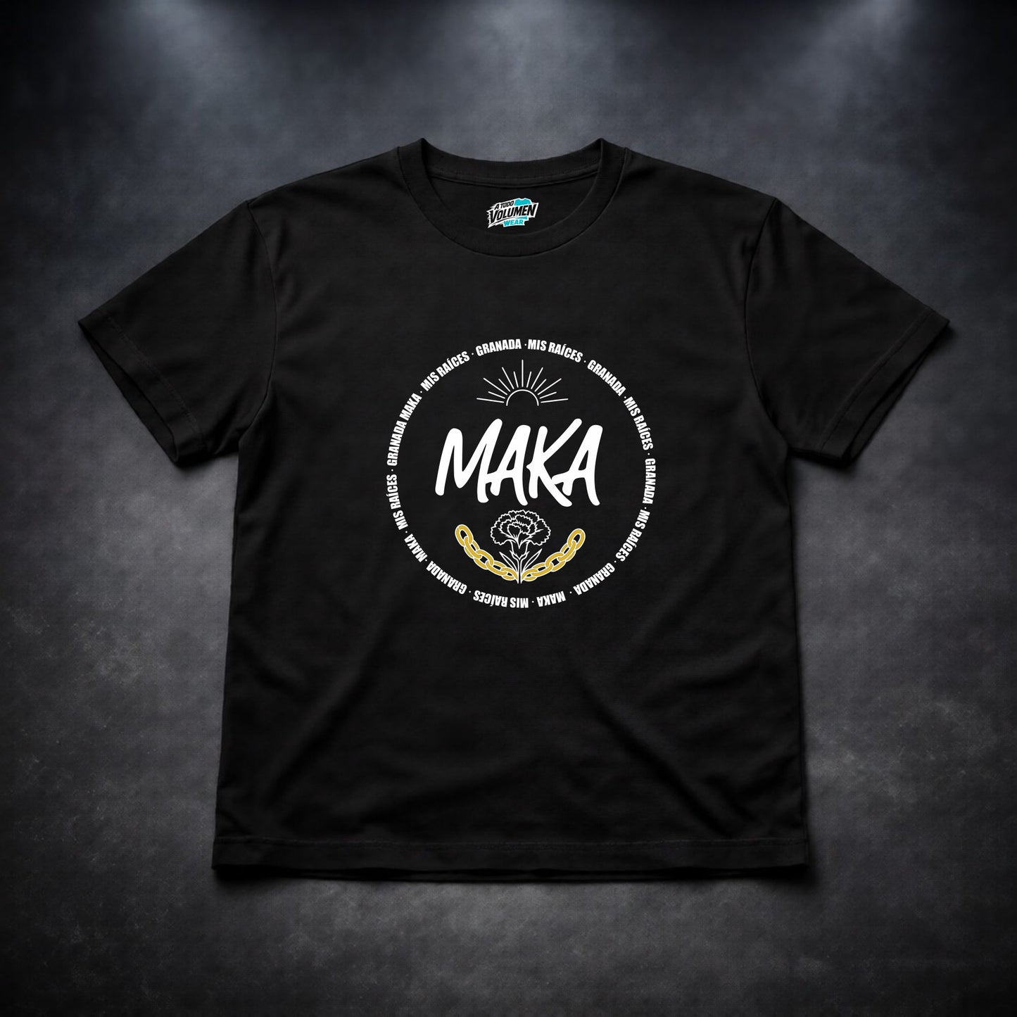 Maka Camiseta – "Mis Raíces Granada" | Diseño Exclusivo | Flamenco Urbano