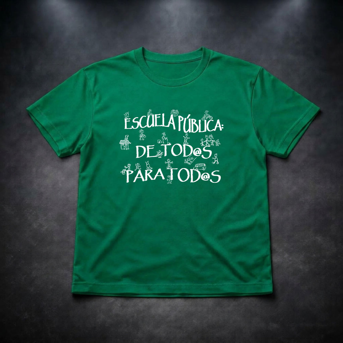 Camiseta Marea Verde – "Escuela Pública: De Tod@s Para Tod@s