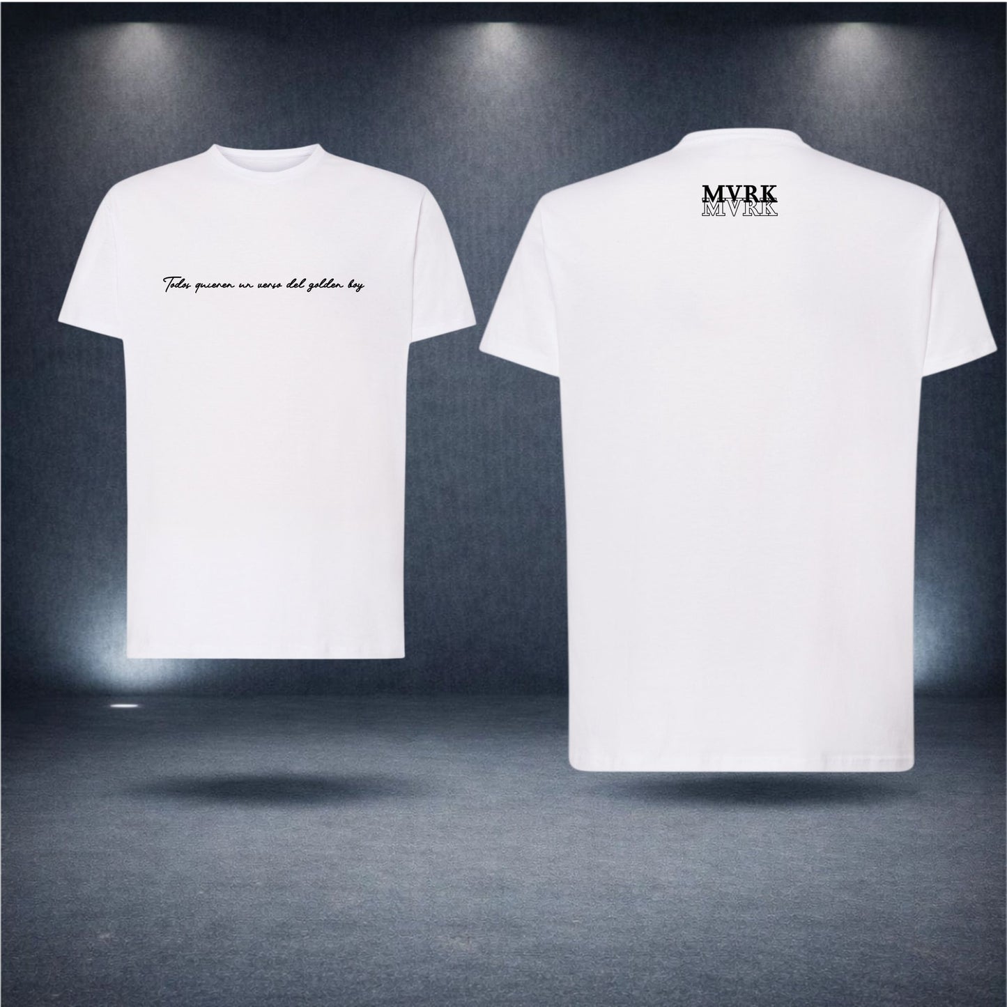 MVRK · Todos quieren un beso del Golden Boy · Camiseta minimalista fan