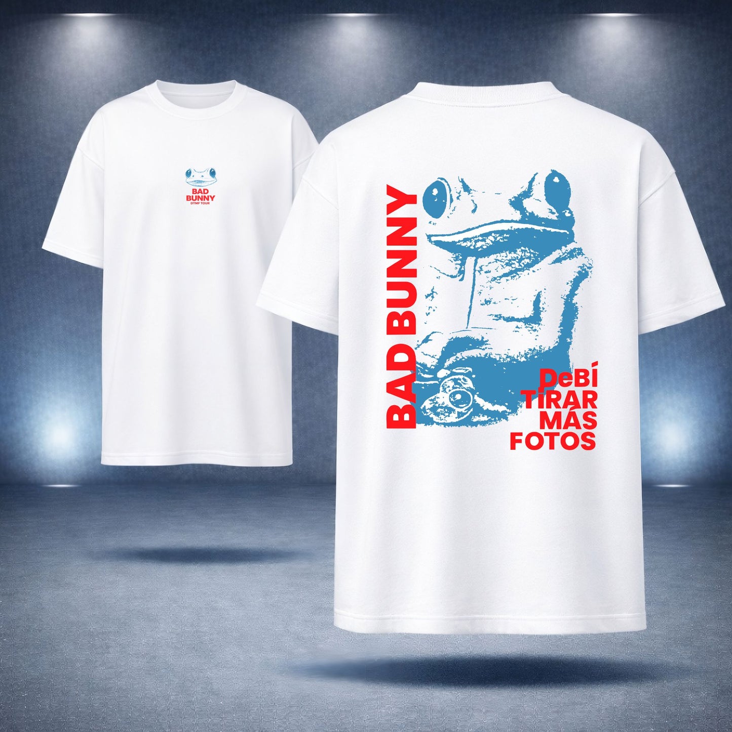 Bad Bunny Camiseta "Debí Tirar Más Fotos" | Rana Azul | DTMF Tour