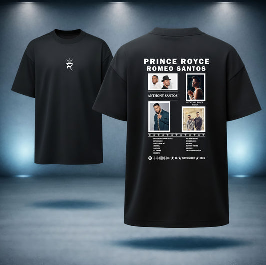 Romeo Santos y Pince Royce · Collage · Camiseta fan con Spotify