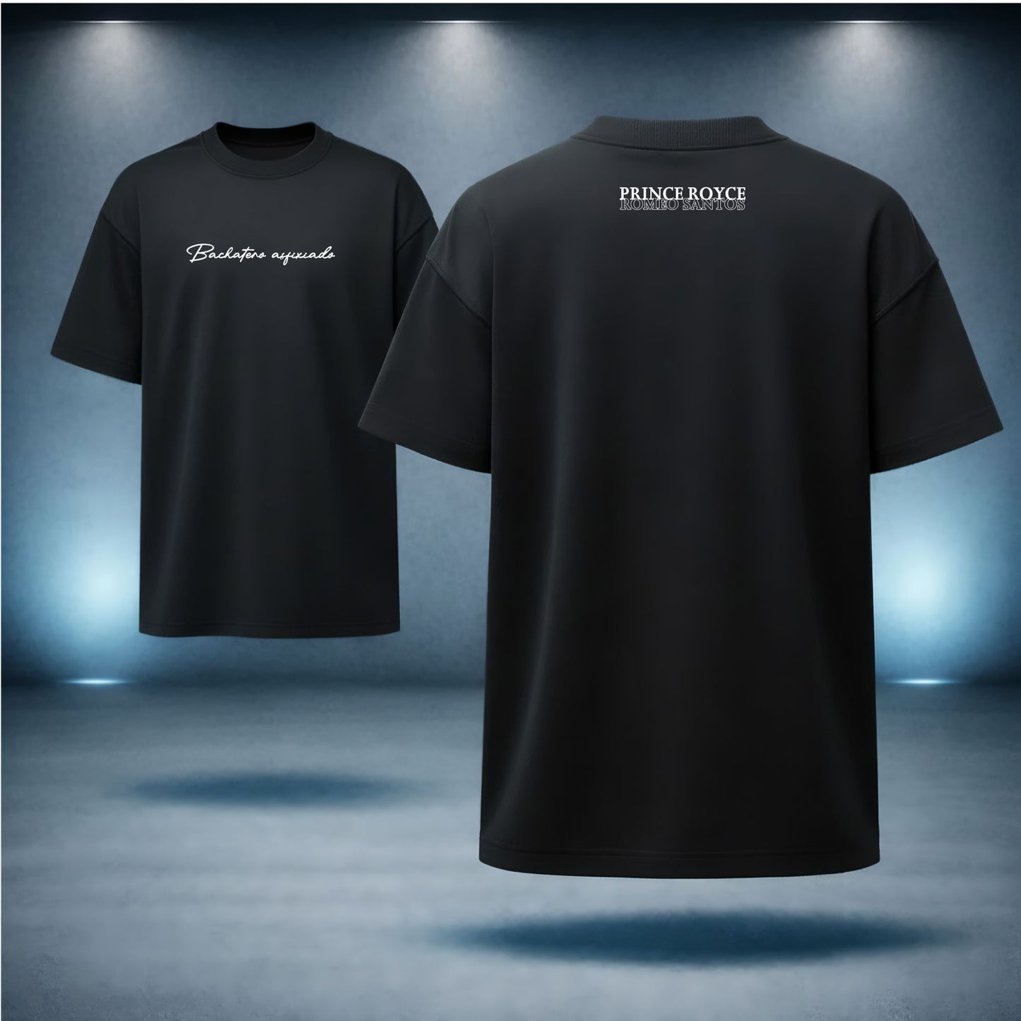 Romeo Santos y Pince Royce · Bachatero Asfixiado · Camiseta concierto fan