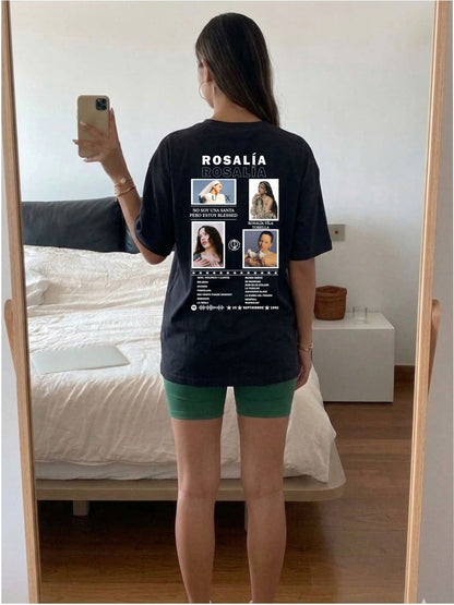 Rosalía · Collage · Camiseta fan con Spotify
