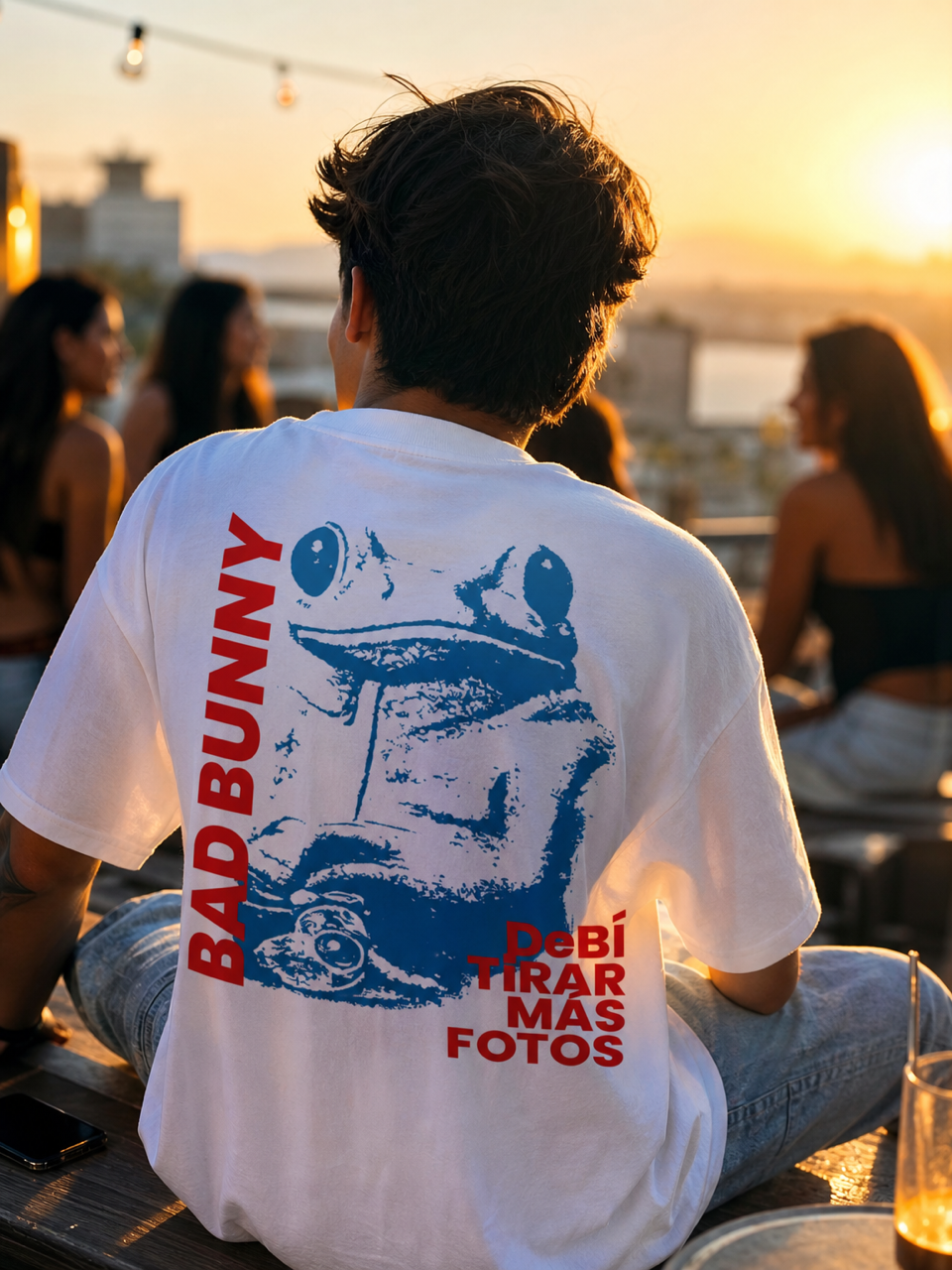 Bad Bunny Camiseta "Debí Tirar Más Fotos" | Rana Azul | DTMF Tour